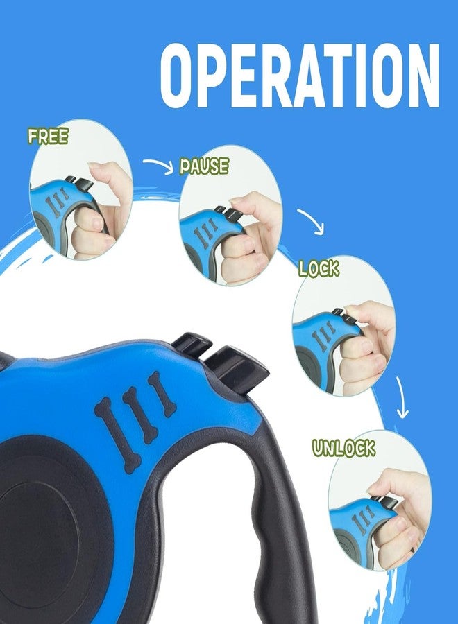 Aakarit Rectangle Dog Cat Puppy Pet Leash Rope Free Heavy Duty Training Running Walking Nylon Belt Quickly Automatic Adjustable Durable Anti Slip Handle Break Pause Lock 5 Meter|Multicolor (5 Meter) - Image 2